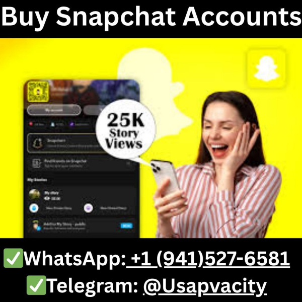 Buy Verified Snapchat Accounts for Sale – Secure & Active Profiles