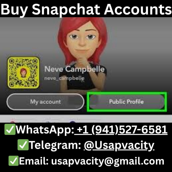 Snapchat Account for Sale with Real Activity & High Score