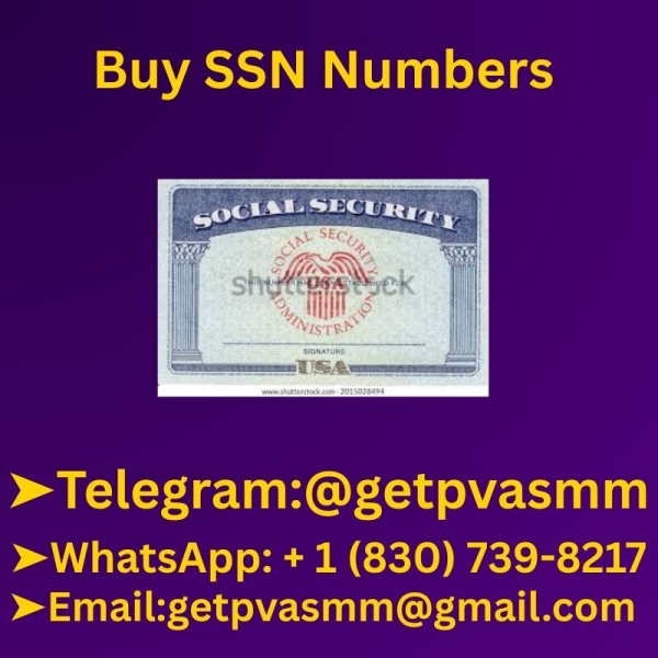 How to Buy a Purchase SSN Number