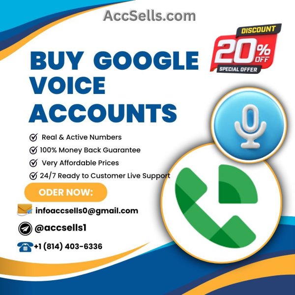 Buy Google Voice Accounts [Bulk & Pva]