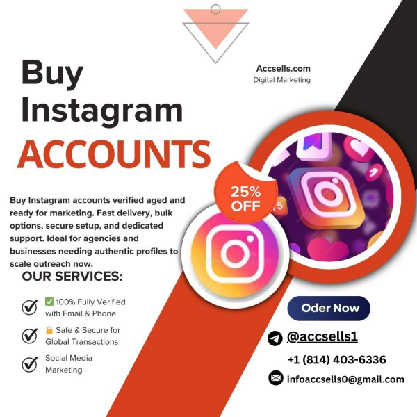 Buy Instagram Accounts with Real Followers | 24/7 Support