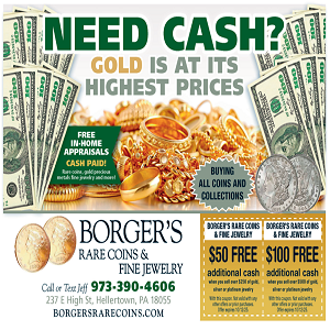 Borger's Rare Coins GOLD & SILVER Exchange