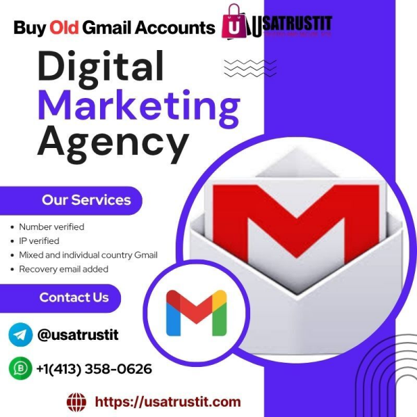 Buy Old Gmail Accounts - 5 to 14 Years Aged Gmail Available