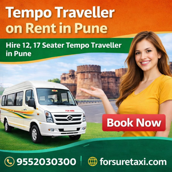 Book Tempo Traveller in Pune &ndash; Affordable 12, 17 Seater Rentals