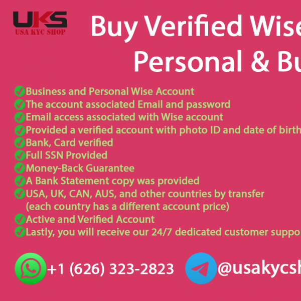 Buy Verified Wise Accounts - Quick & Trusted Service