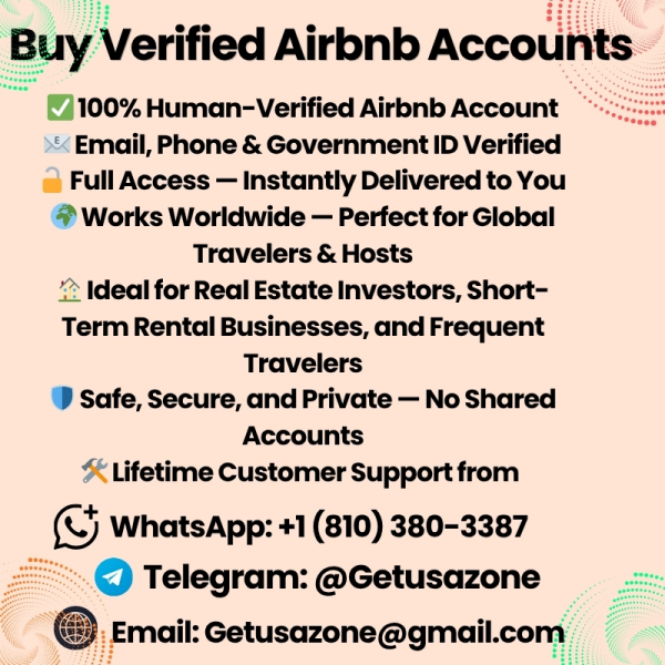Buy Verified Airbnb Accounts