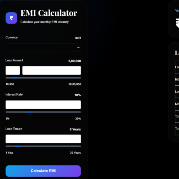 EMI Calculator: Calculate EMI on Car, Home and Personal Loans