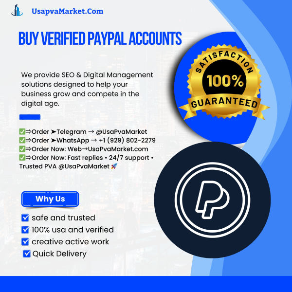 Best 6 Places to B~u~y Verified PayPal Accounts A Step-6 By Step Guide