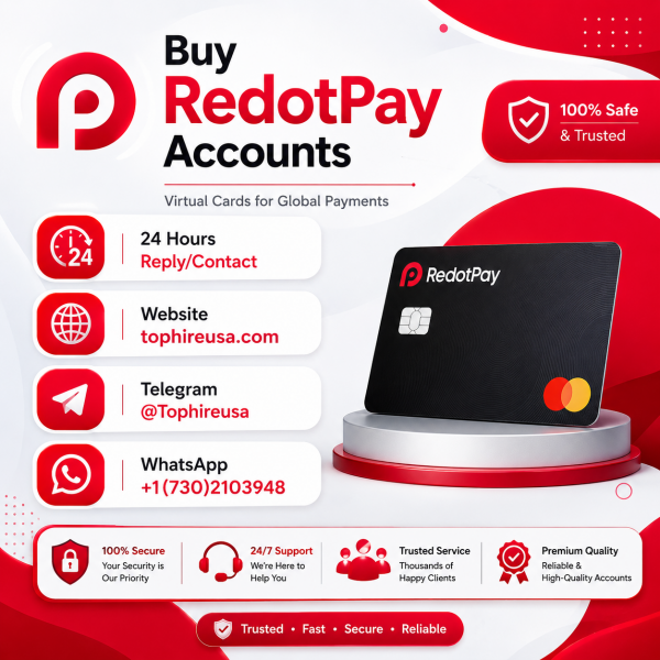 Buy Verified RedotPay Accounts (https://tophireusa.com)