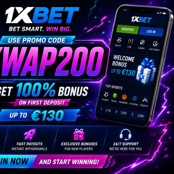 1xBet Sign Up Promo Code 2027: 1XVIP1X &ndash; &euro;130