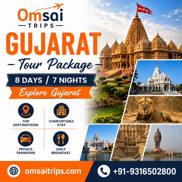 Gujarat Tour Package Om Sai Tours & Travels