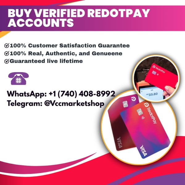 Get RedotPay Verified Accounts USA &ndash; vccmarketshop Best Platform