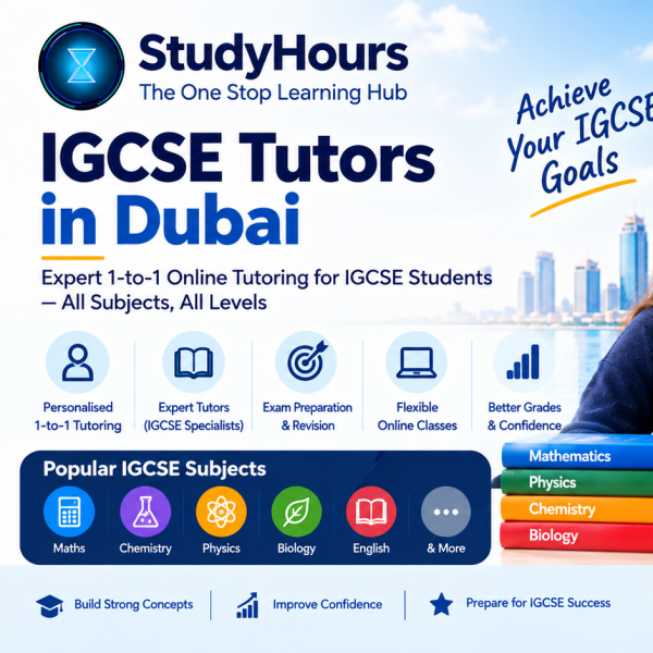 StudyHours IGCSE Curriculum Tutoring