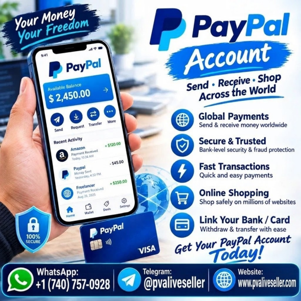Top 3 Trustable Marketplace to Buy Verified PayPal Account
