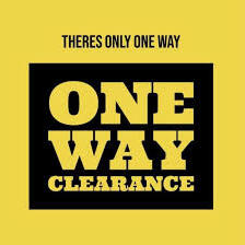 One Way Clearance