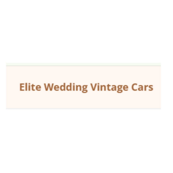 Elite Wedding Vintage Cars