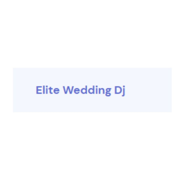 Elite Wedding Dj