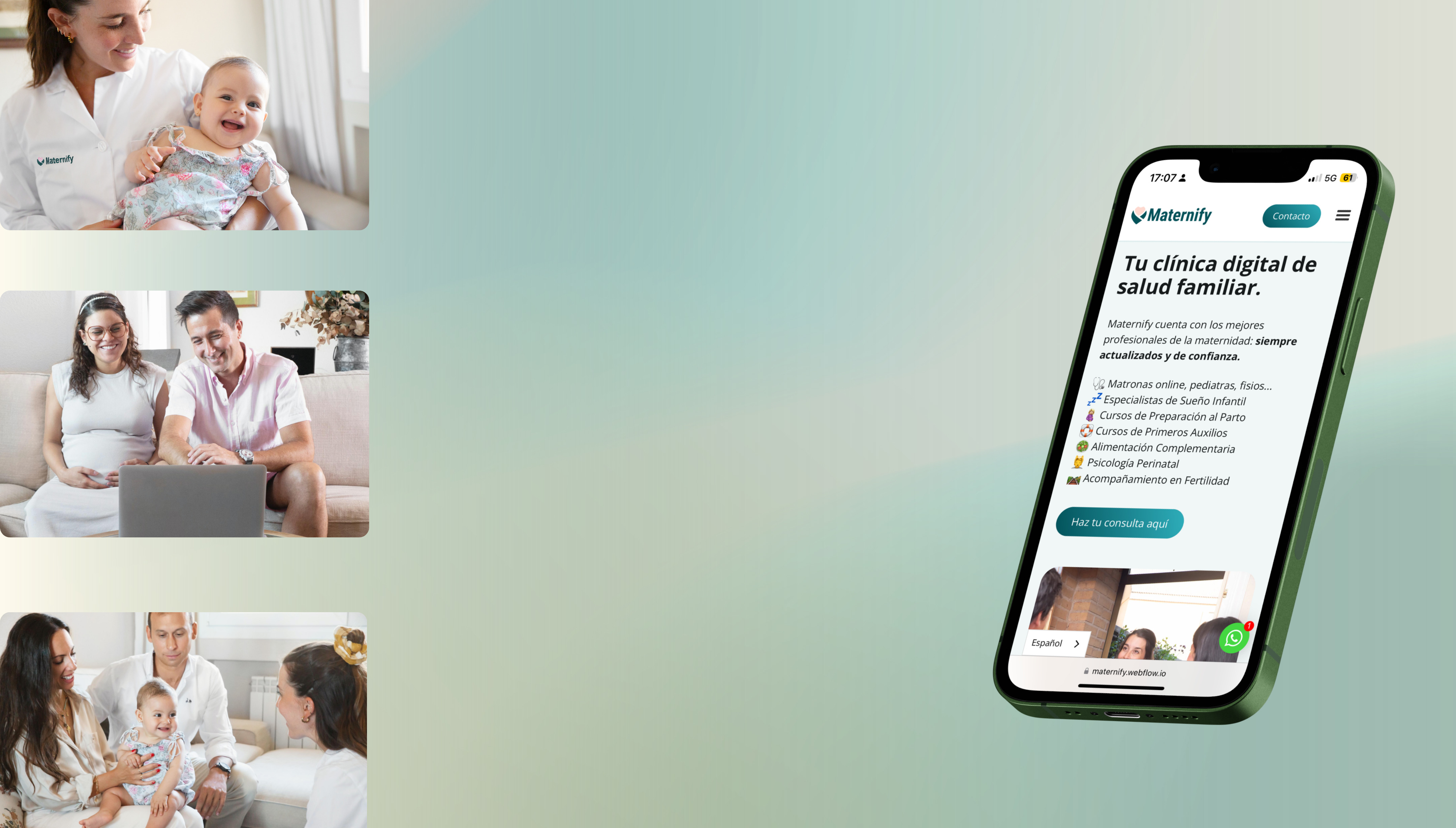 Coinvierte en Maternify junto a Eduardo Cruz